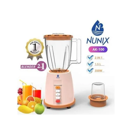 Nunix 2 in1 Blender With Grinding Machine 1.5L