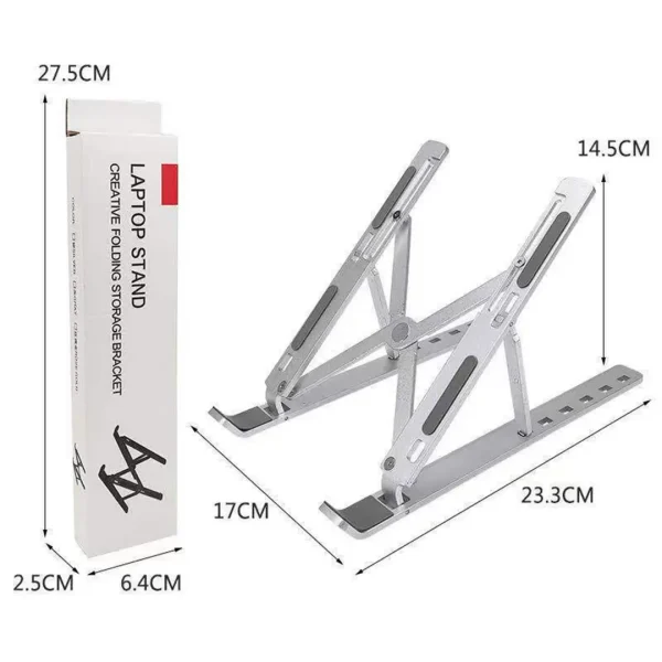 Portable Adjustable Alluminium Laptop Stand - Image 2