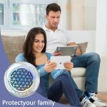 8 Pieces of Cell Phone Protection Neutralizers Stickers, Blockers Equipment Stickers for All Phones Tablets Laptops Computer WiFi All Devices Flower of Life-Silvery