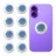 8 Pieces of Cell Phone Protection Neutralizers Stickers, Blockers Equipment Stickers for All Phones Tablets Laptops Computer WiFi All Devices Flower of Life-Silvery