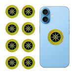 8 Pieces of Cell Phone Protection Neutralizers Stickers, Blockers Equipment Stickers for All Phones Tablets Laptops Computer WiFi All Devices Flower of Life-Silvery