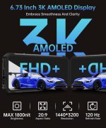 8849 Tank 4 Pro Rugged Phone Unlocked, 1TB ROM 5G Android 14 Mobile Phones with Projector, 6.73’’ 120Hz AMOLED Screen IP68 Waterproof Cell Phone, 36GB RAM/11600mAh(120W)/1200LM...