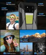 8849 Tank 4 Pro Rugged Smartphone 5G, IP68 Waterproof Android 14 Mobile Cell Phones Unlocked with Projector, 32GB+512GB, 6.73’’ AMOLED Screen, 11600mAh(120W)/1200LM Camping...