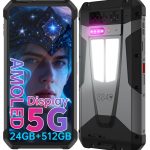 8849 Tank 4 Rugged Smartphone Unlocked, 5G Android 14 Mobile Phones with 100 Lumens Projector, 6.78’’ AMOLED Screen Waterproof Rugged Phone 512GB, 24GB RAM/1200LM Camping...