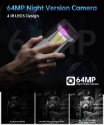 8849 Tank 4 Rugged Smartphone Unlocked, 5G Android 14 Mobile Phones with 100 Lumens Projector, 6.78’’ AMOLED Screen Waterproof Rugged Phone 512GB, 24GB RAM/1200LM Camping...