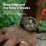 Amazfit T-Rex 3 Rugged/Military Smart Watch 48mm, GPS (with Privacy), Offline Maps, Long Battery Life,328 Feet Water-Resistant, 170 Fitness/Sport Modes, AI, Voice Control, for...