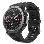 Amazfit T-Rex 3 Rugged/Military Smart Watch 48mm, GPS (with Privacy), Offline Maps, Long Battery Life,328 Feet Water-Resistant, 170 Fitness/Sport Modes, AI, Voice Control, for...