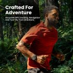 Amazfit T-Rex 3 Rugged/Military Smart Watch 48mm, GPS (with Privacy), Offline Maps, Long Battery Life,328 Feet Water-Resistant, 170 Fitness/Sport Modes, AI, Voice Control, for...