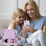 chfine Kids Smart Phone Toys Case Compatible with Luyiilo/WEOLULI/KOKODI/Kikapabi/Luoba/Joozfee, Protable Protective Case with Shoulder Strap for Toddler Play Cell Phone, SD...