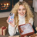 for iPhone 12 Pro Max Case, Coastal Collage Pattern, Military-Grade Drop Protection, Seaside Daydream Soft Slim TPU Protective Cover with Camera Protection for Women & Girls