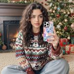 for iPhone 16 Plus Case, Coastal Collage Pattern, Military-Grade Drop Protection, Seaside Daydream Soft Slim TPU Protective Cover with Camera Protection for Women & Girls