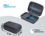 Hard Protective Travel Case Compatible with TELESIN Fun Shot Magnetic Phone Camera DSLR Style Shutter Grip(CASE ONLY)