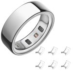 Invisible Sizer for Oura Ring Gen4/Gen3/Samsung Galaxy/Ultra Human Ring, Soft TPU Size Adjuster Compatible with OuraRing, Reusable Adhesive Spacer for Loose Rings, 6 Pack...