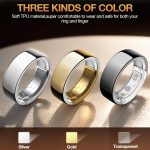 Invisible Sizer for Oura Ring Gen4/Gen3/Samsung Galaxy/Ultra Human Ring, Soft TPU Size Adjuster Compatible with OuraRing, Reusable Adhesive Spacer for Loose Rings, 6 Pack...
