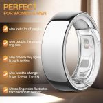 Invisible Sizer for Oura Ring Gen4/Gen3/Samsung Galaxy/Ultra Human Ring, Soft TPU Size Adjuster Compatible with OuraRing, Reusable Adhesive Spacer for Loose Rings, 6 Pack...