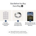 Oura Ring 4 - Silver - Size 10 - Size Before You Buy