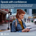 Poly – Voyager Free 20 – True Wireless Earbuds in Black - Adaptive ANC, AI Enhanced Audio and Personalized Comfort - Works with PC/Mobile