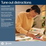 Poly – Voyager Free 20 – True Wireless Earbuds in Black - Adaptive ANC, AI Enhanced Audio and Personalized Comfort - Works with PC/Mobile