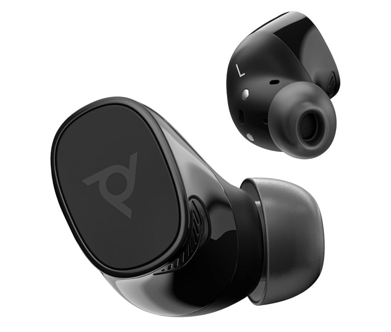 Poly – Voyager Free 20 – True Wireless Earbuds in Black - Adaptive ANC, AI Enhanced Audio and Personalized Comfort - Works with PC/Mobile