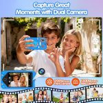 PROGRACE Kids Smart Phone - Talk & Text, Safest Cell Phone for Kids & Teens - Educational Learning Toys, 4.2" Touchscreen, Dual Camera, Games, Christmas Birthday Gifts for Boys...