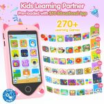 PROGRACE Kids Smart Phone - Talk & Text, Safest Cell Phone for Kids & Teens - Educational Learning Toys, 4.2" Touchscreen, Dual Camera, Games, Christmas Birthday Gifts for Boys...