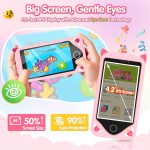 PROGRACE Kids Smart Phone - Talk & Text, Safest Cell Phone for Kids & Teens - Educational Learning Toys, 4.2" Touchscreen, Dual Camera, Games, Christmas Birthday Gifts for Boys...