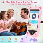 PROGRACE Kids Smart Phone - Talk & Text, Safest Cell Phone for Kids & Teens - Educational Learning Toys, 4.2" Touchscreen, Dual Camera, Games, Christmas Birthday Gifts for Boys...