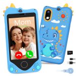 PROGRACE Kids Smart Phone - Talk & Text, Safest Cell Phone for Kids & Teens - Educational Learning Toys, 4.2" Touchscreen, Dual Camera, Games, Christmas Birthday Gifts for Boys...