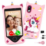 PROGRACE Kids Smart Phone - Talk & Text, Safest Cell Phone for Kids & Teens - Educational Learning Toys, 4.2" Touchscreen, Dual Camera, Games, Christmas Birthday Gifts for Boys...