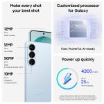 Samsung Galaxy S26, Unlocked Android Smartphone + $100 Gift Card, 512GB, Powerful Processor, Galaxy AI, Immersive Viewing, Durable Battery, 2026, US 1 Year Warranty, Sky Blue
