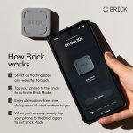 The Brick Phone Access Blocker Device - Subscription-Free Phone Lock, Limits Smartphone Access, Reduces Screen Time & Improves Focus - High-Grade Magnet & Anti-Slip Silicone