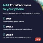 total wireless Motorola Moto g Play 2024, Locked, 64GB, Blue, Includes $40 Total 5G Unlimited 30-Days Service Plan - Prepaid Bundle