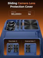 Vihibii for Samsung Galaxy S26 Ultra Case with Card Holder (4 Cards) [RFID Blocking] & Slide Camera Cover, Military Grade Drop Protection, Wallet Phone Cover for Samsung Galaxy...