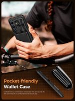 Vihibii for Samsung Galaxy S26 Ultra Case with Card Holder (4 Cards) RFID Blocking & Slide Camera Cover, Military Grade Drop Protection, Wallet Phone Case for Samsung Galaxy S26...