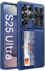 Vihibii for Samsung Galaxy S26 Ultra Case with Card Holder (4 Cards) RFID Blocking & Slide Camera Cover, Military Grade Drop Protection, Wallet Phone Case for Samsung Galaxy S26...