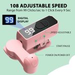 Wireless Auto Clicker for Smart Phone, Rechargeable Phone Screen Device Speed Clicker for iPhone iPad Apps, Fast Click Continuous Click for Tiktok, Live Broadcasts Likes