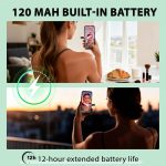 Wireless Auto Clicker for Smart Phone, Rechargeable Phone Screen Device Speed Clicker for iPhone iPad Apps, Fast Click Continuous Click for Tiktok, Live Broadcasts Likes